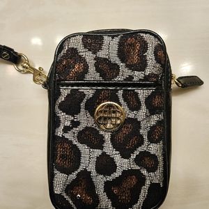 Dana Bushman sequin phone wallet wristlet